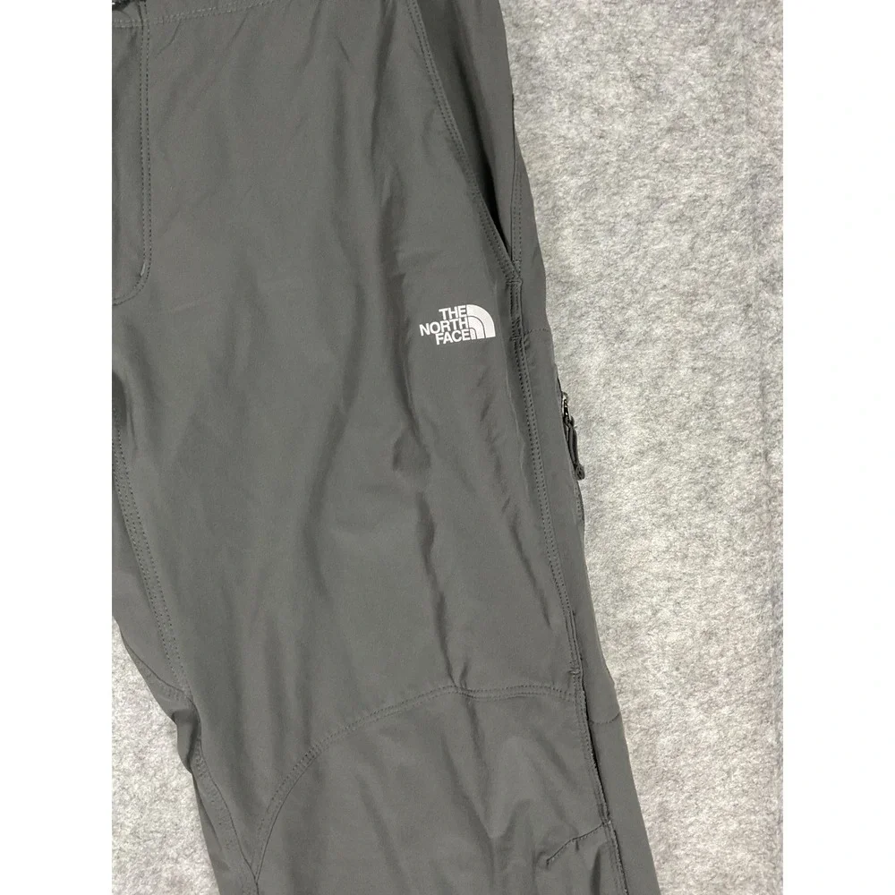 The North Face Mens Size 36X32 Gray Zip Cargo Hiking Pants Belted